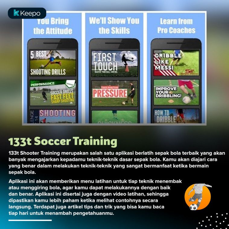 6 Aplikasi Berlatih Sepak Bola Terbaik untuk Jadi Pemain Pro
