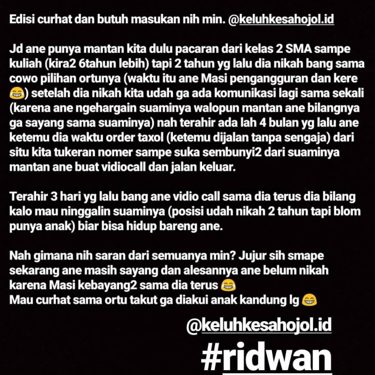 Drivel Taksi Online CLBK sama mantan
