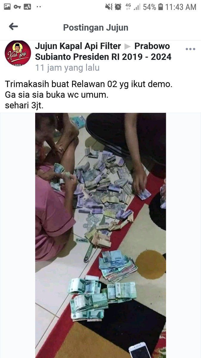 Ilustrasi berjualan saat 22 Mei