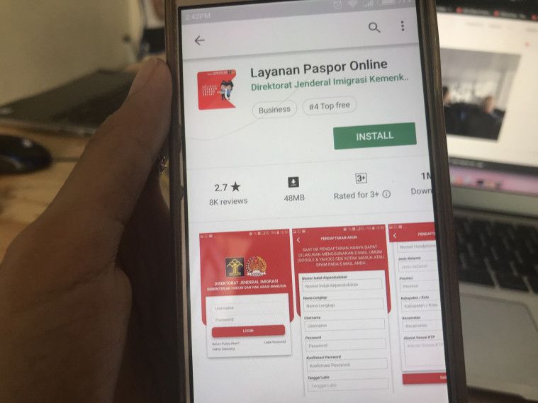 cara membuat paspor online