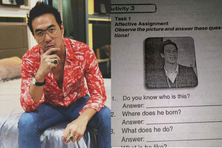 artis masuk soal ujian