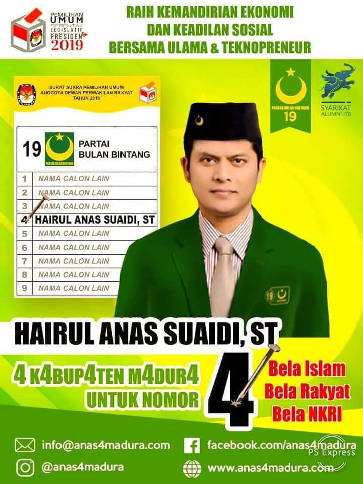 Hairul Anas Suaidi Caleg PBB