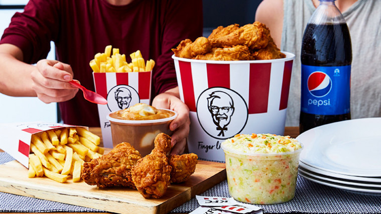 Ilustrasi menu KFC