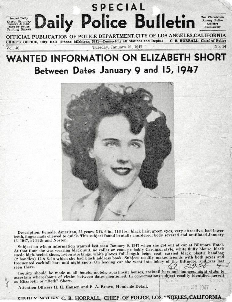 Black Dahlia, Kasus Pembunuhan Paling Misterius di Dunia!