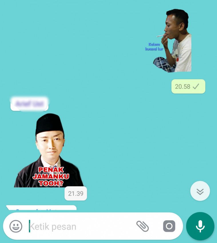 Cara Membuat Stiker  di Whatsapp  dengan Wajah Sendiri