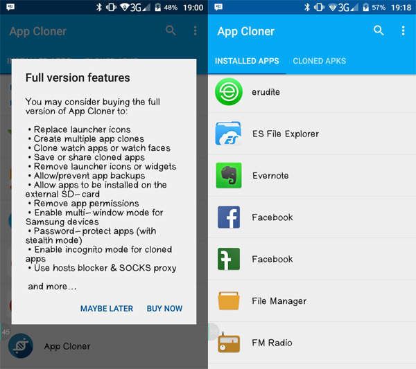 Cara mudah menggandakan aplikasi di Android 3