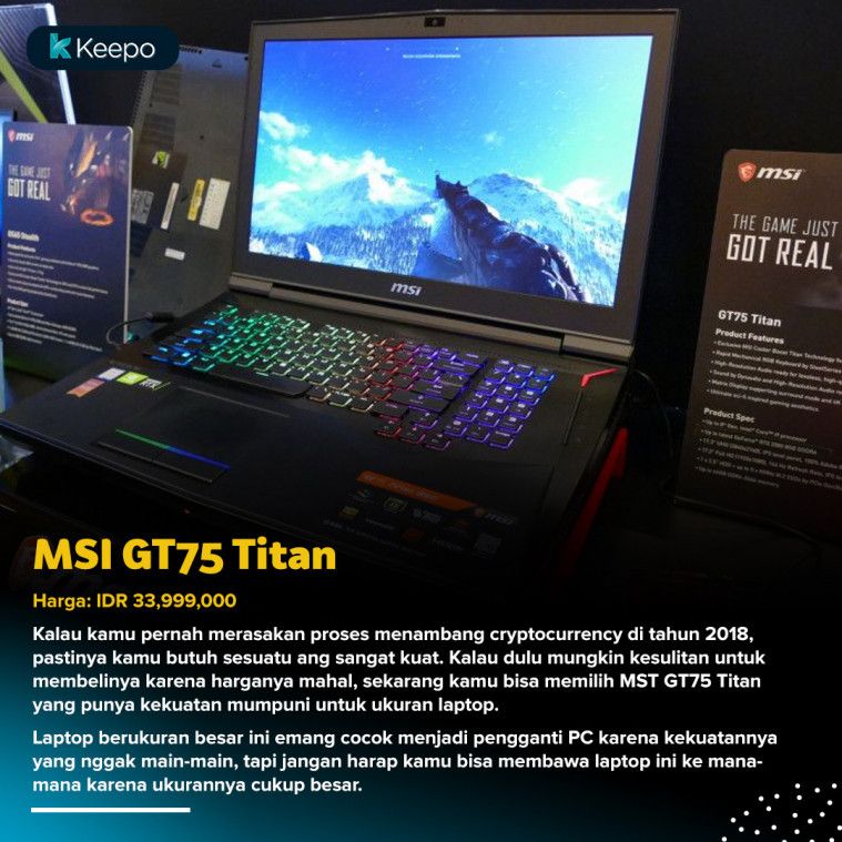 Laptop untuk Mining Terbaik 2019 dan Paling Laris