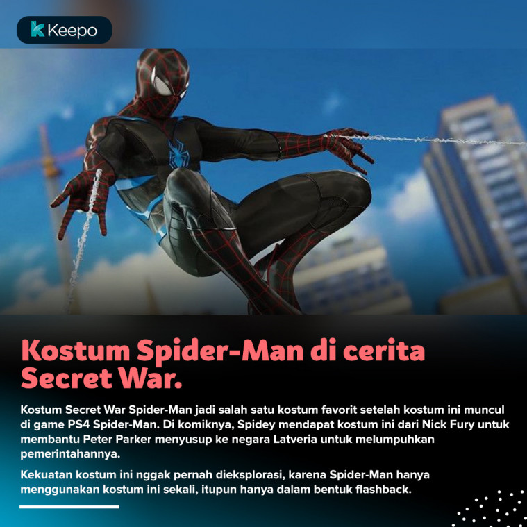Kostum Spider-Man yang Terlihat Sekilas di Far From Home