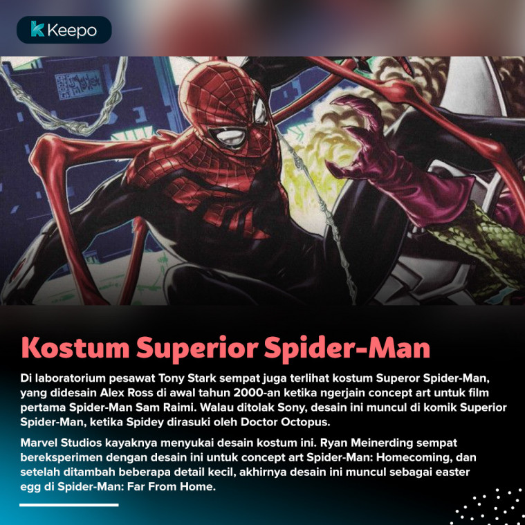 Kostum Spider-Man yang Terlihat Sekilas di Far From Home