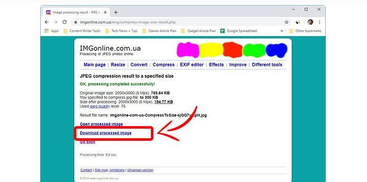 cara mengecilkan ukuran foto online dengan situs