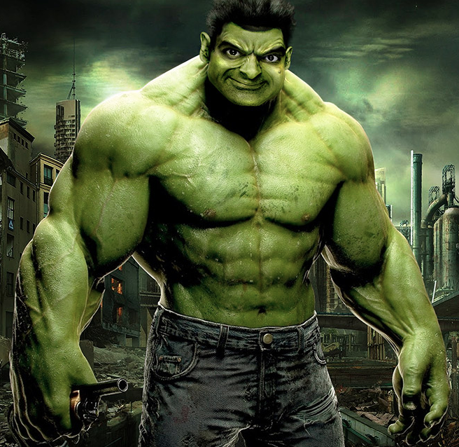Foto editan Mr. Bean