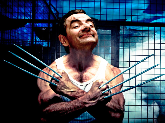 Foto editan Mr. Bean
