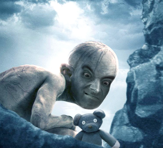 Foto editan Mr. Bean