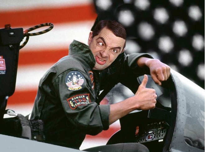 Foto editan Mr. Bean