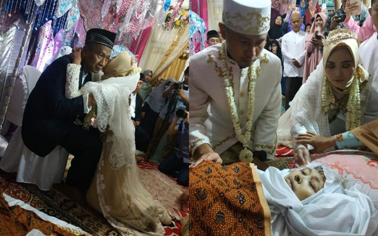 Menikah di depan jenazah ibu