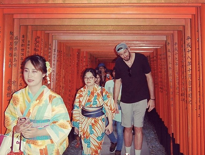 Foto kocak turis di Jepang