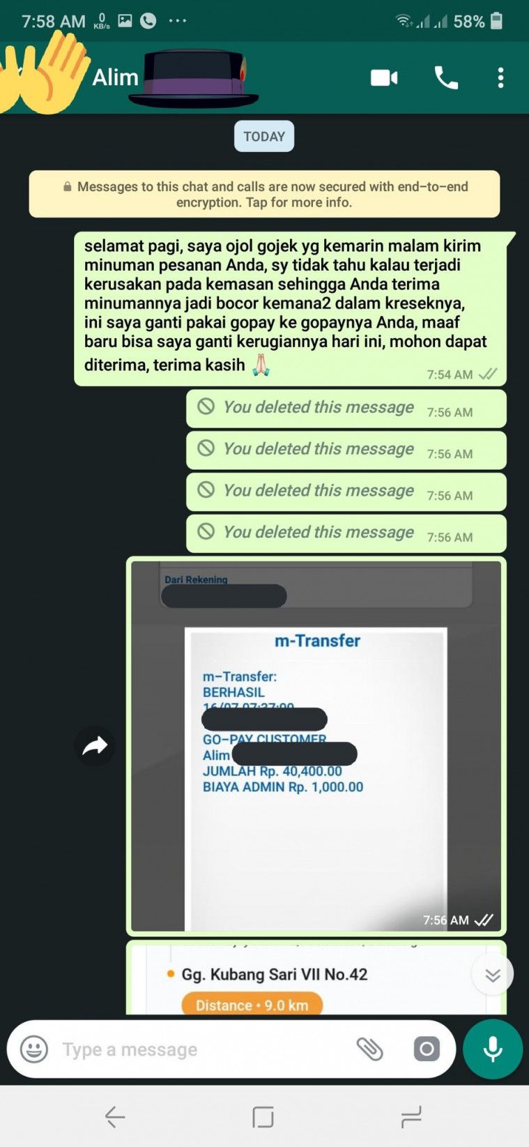 Ilustrasi driver ojek online