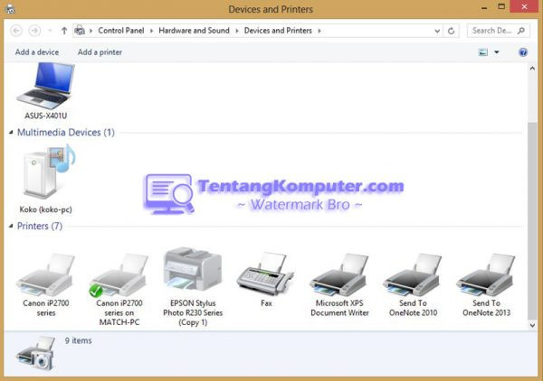 Cara Sharing Printer Windows 7, 8, Dan 10 Dengan WIFI