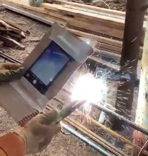 inovasi terbaru smartphone dipakai alat pengaman pengelasan