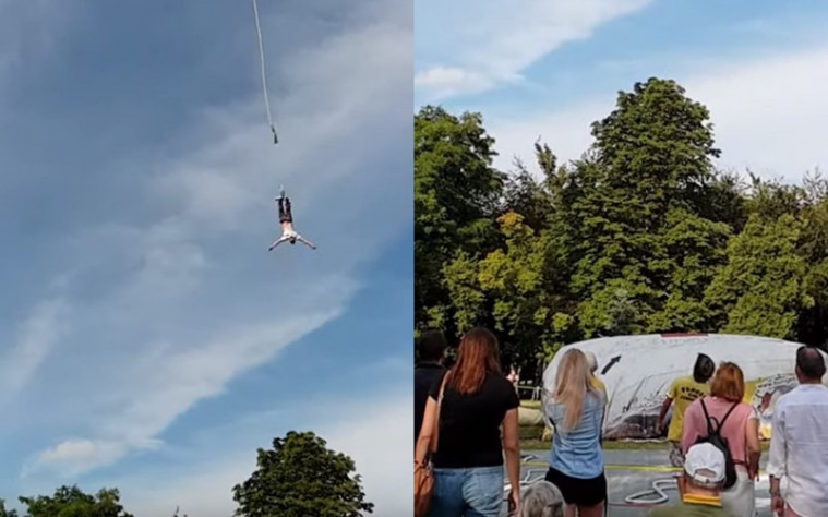 Tali bungee jumping putus