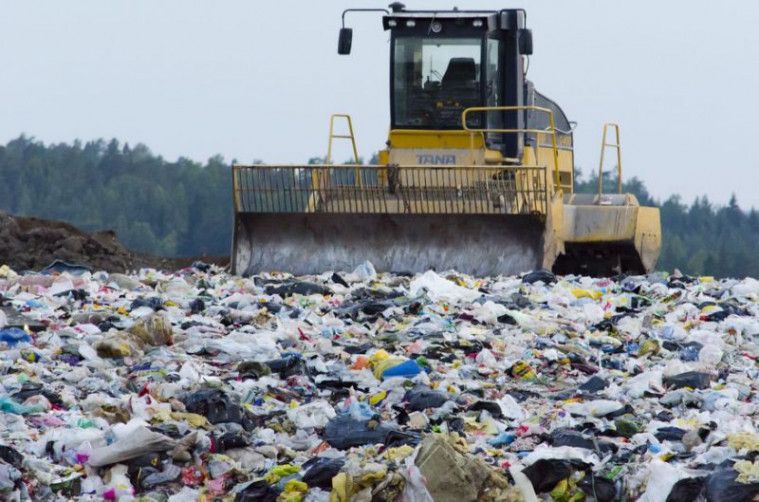 Ilustrasi tempat penampungan sampah