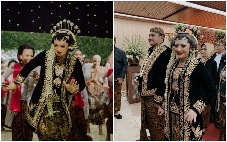 Pengantin ikut zumba