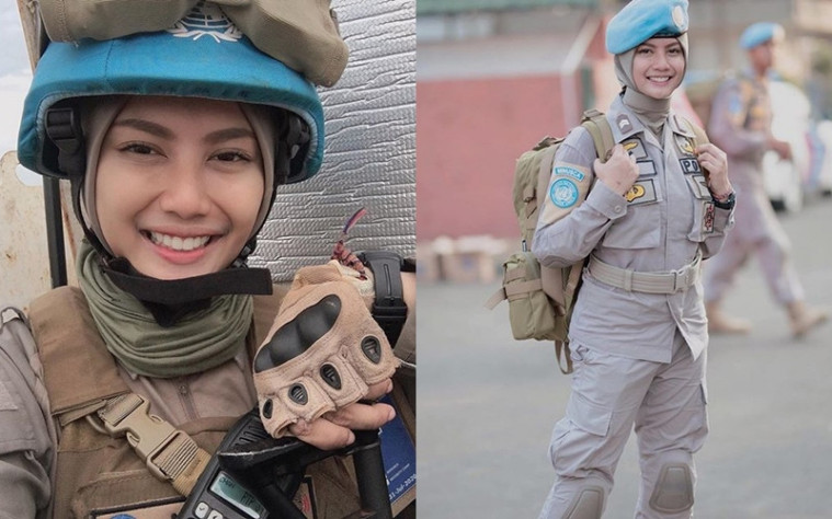 Potret polwan cantik