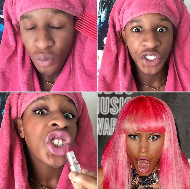 transformasi makeup lucu