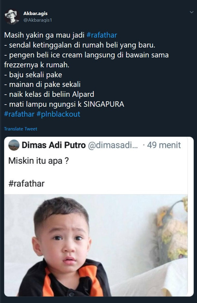 Rafathar ngungsi ke Singapura.