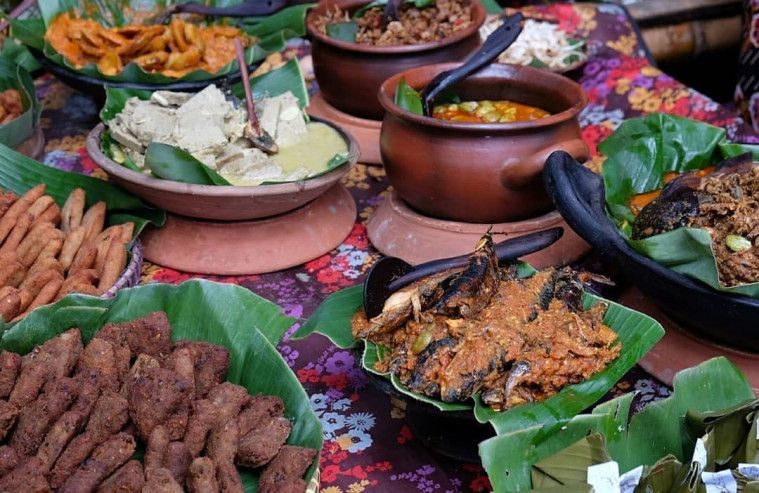 Barang Jualan di Pasar lembah Merapi