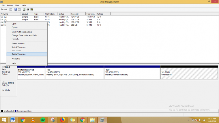 Cara partisi hardisk 11