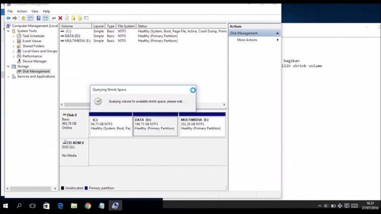 Cara Membagi Partisi Hardisk untuk Windows 7 10 Cara Membagi Partisi Hardisk untuk Windows 7 10