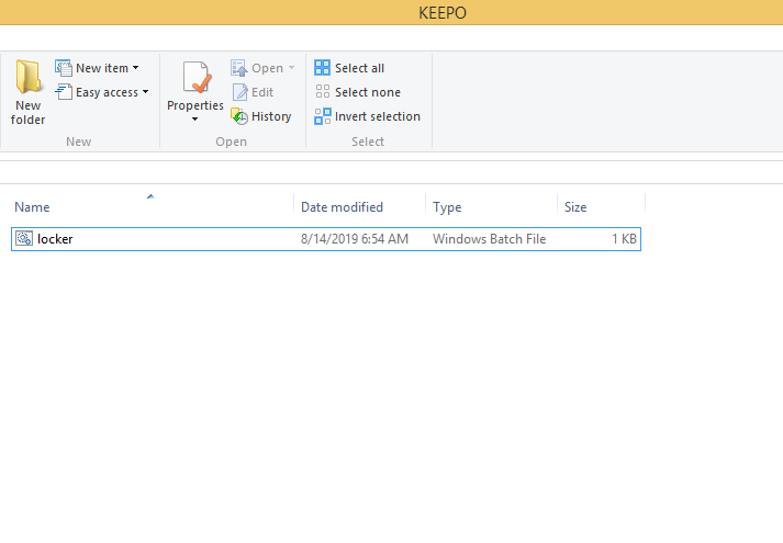 cara mengunci folder di windows 9