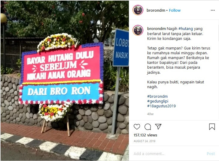 Cara unik tagih utang