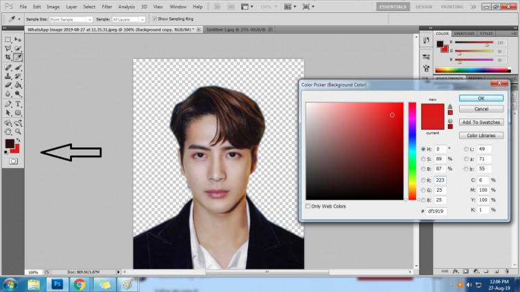 Edit pas foto