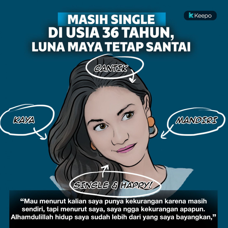 Masih Single di Usia 36 Tahun, Luna Maya Tetap Santai