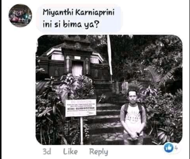 Beredar di Twitter Foto Sosok Bima KKN di Desa Penari 