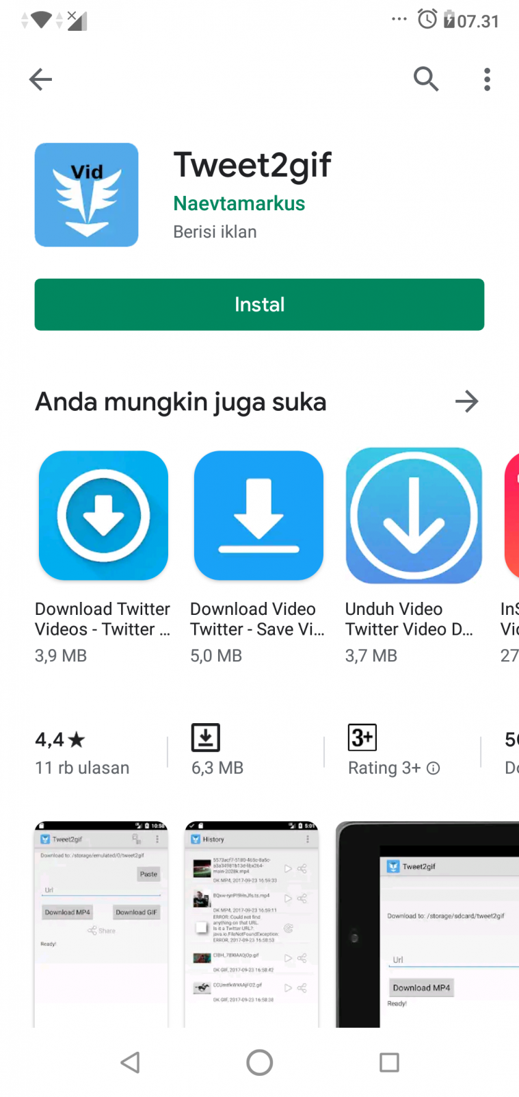 cara download video di twitter pakai hp 12