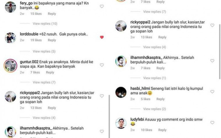 Komentar jahat netizen