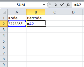 cara membuat barcode 6