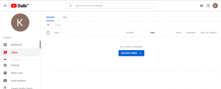cara membuat channel youtube di laptop 9