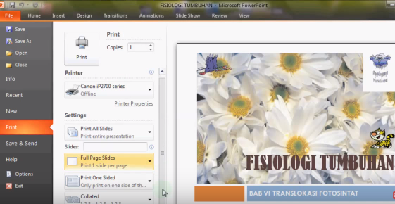 cara print power point bolak balik