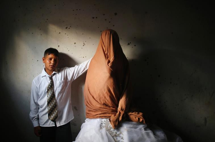 Bocah Palestina Menikah