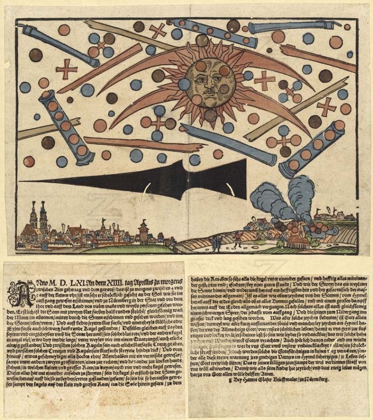 Catatan 1665 tentang pertempuran UFO