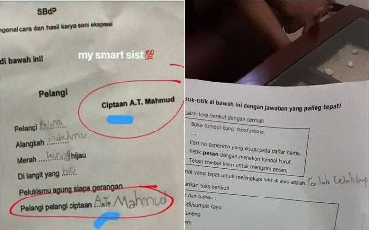 Jawaban kocak anak-anak saat jawab soal