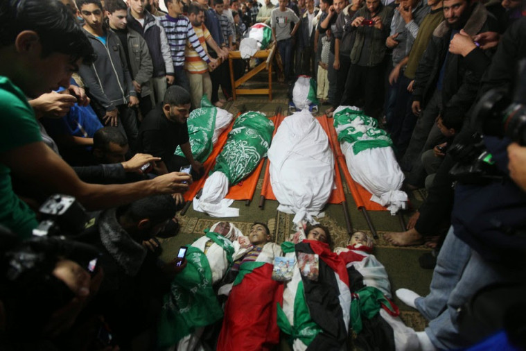 Jenazah korban Gaza