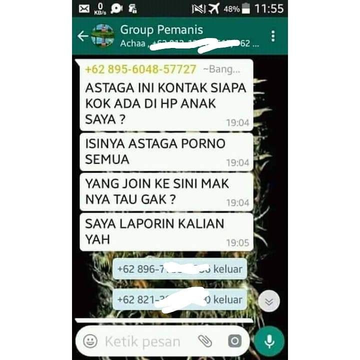 Anak terciduk ayah gabung grup porno