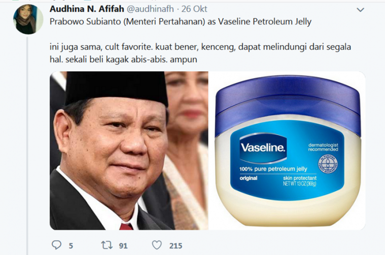 Netizen Ini Samakan Para Menteri Jokowi dengan Produk Skincare