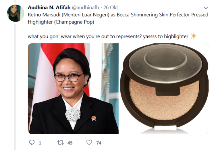 Netizen Ini Samakan Para Menteri Jokowi dengan Produk Skincare