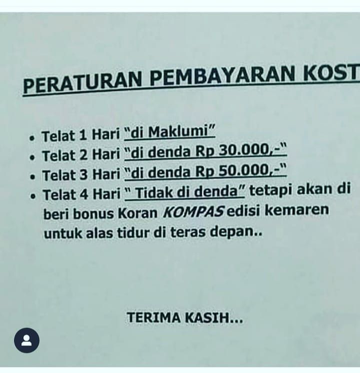 Lika-liku anak kos